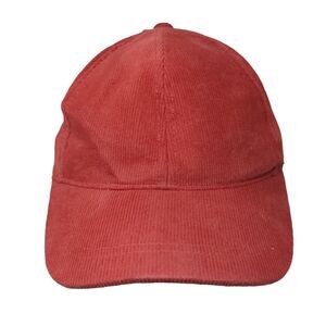 Gertex Kids Baseball Cap Red Size 4-6x Adjustable Corduroy Blank W/Tags